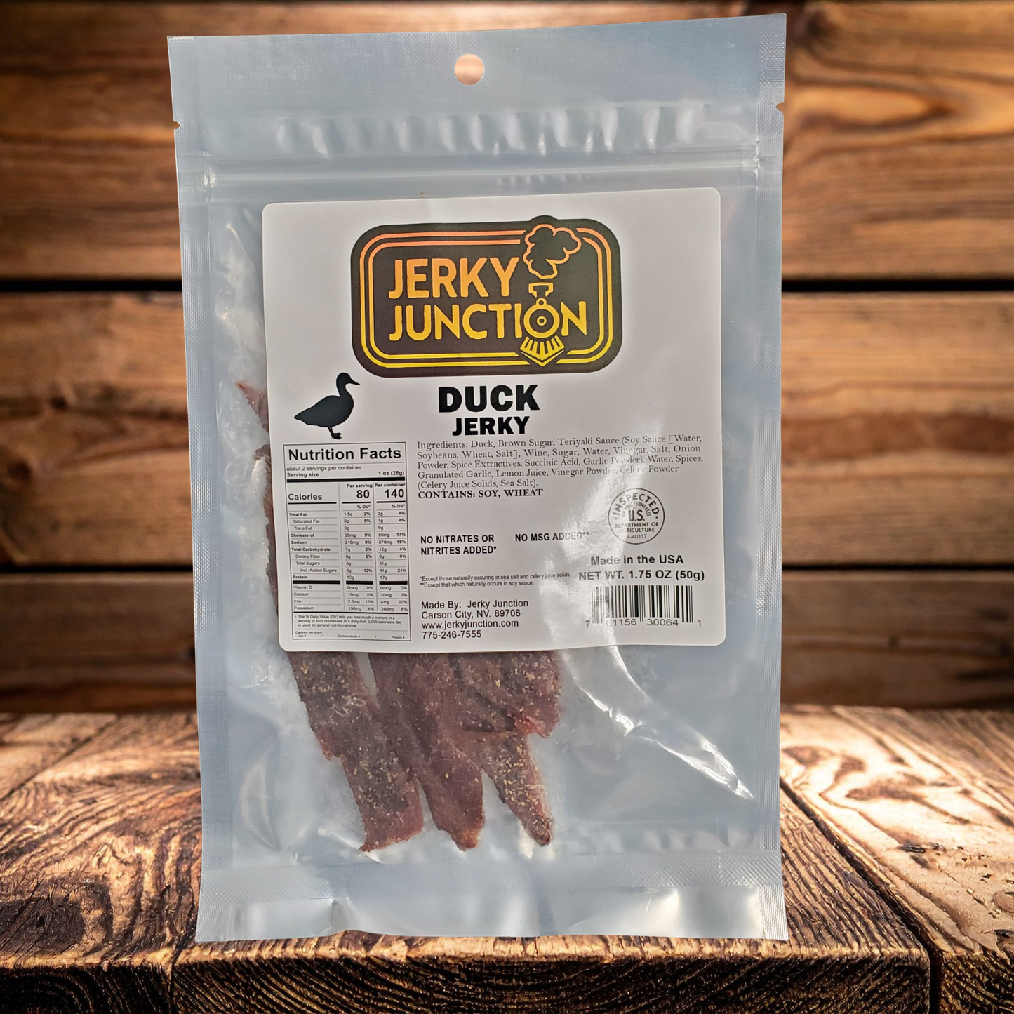 Duck Jerky – Savory & Smooth (1.75 oz)