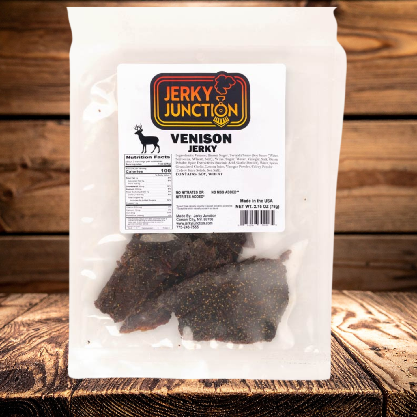 Venison Jerky – New Zealand Wild (2.75 oz)