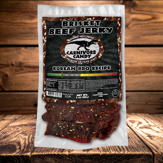 Korean BBQ Brisket Beef Jerky | Premium Smoked Jerky