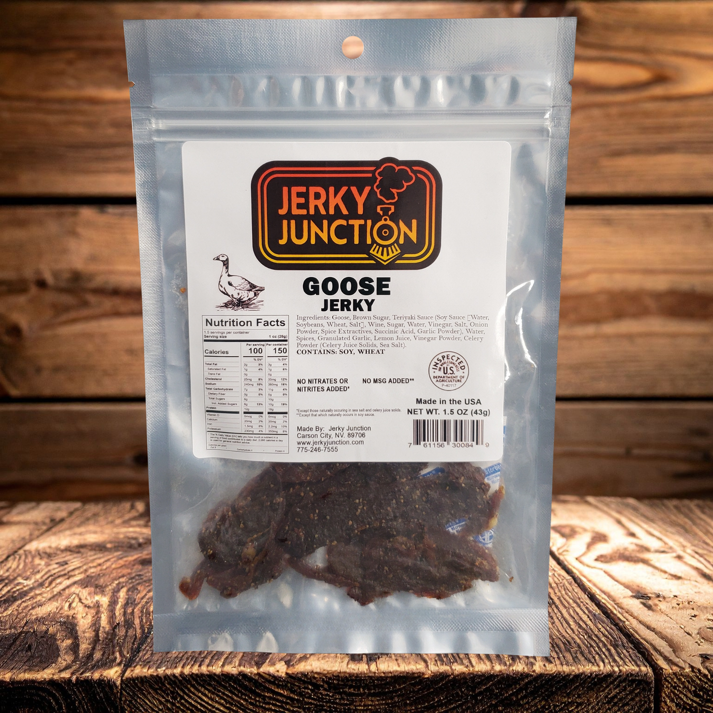 Goose Jerky – Wild & Rich (1.5 oz)