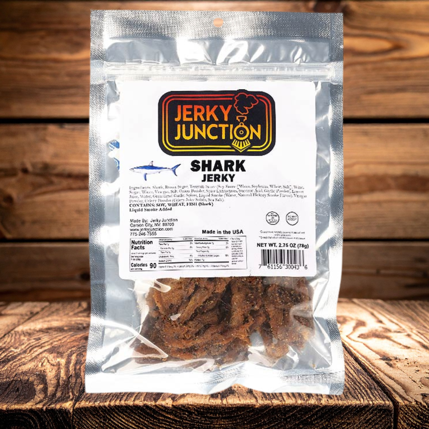 Shark Jerky – Lightly Peppered (2.75 oz)