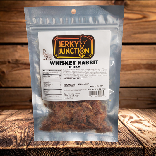 Whiskey Rabbit Jerky – Savory & Smooth (2.75 oz)