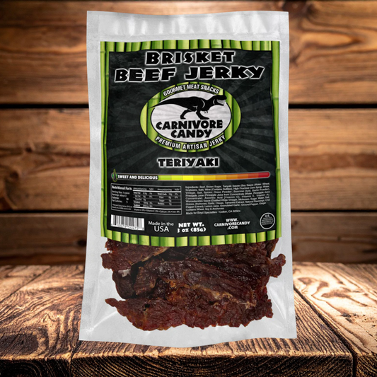Teriyaki Brisket Beef Jerky | Premium Smoked Jerky